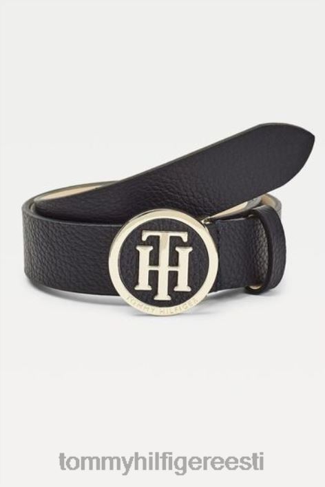 ümmargune logoga pandla vöö RJV623224 sinine Tommy Hilfiger