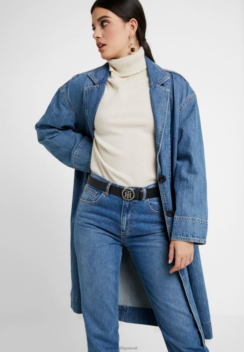 ümmargune pandlaga vöö RJV624364 must Tommy Hilfiger