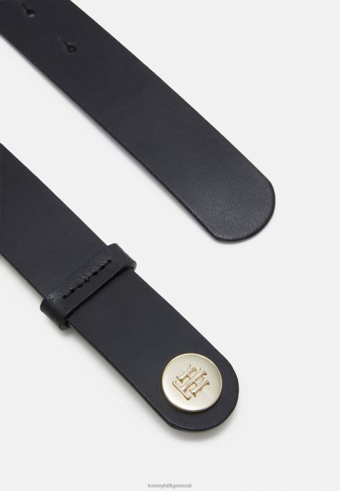 ümmargune vöö vöö RJV624711 must Tommy Hilfiger