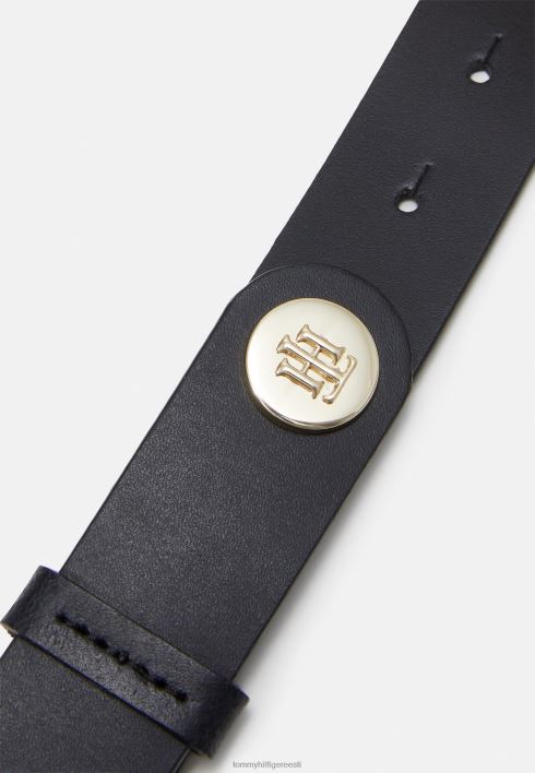 ümmargune vöö vöö RJV624711 must Tommy Hilfiger