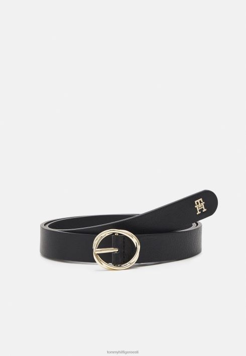 monogrammi keerdvöö RJV623884 must Tommy Hilfiger