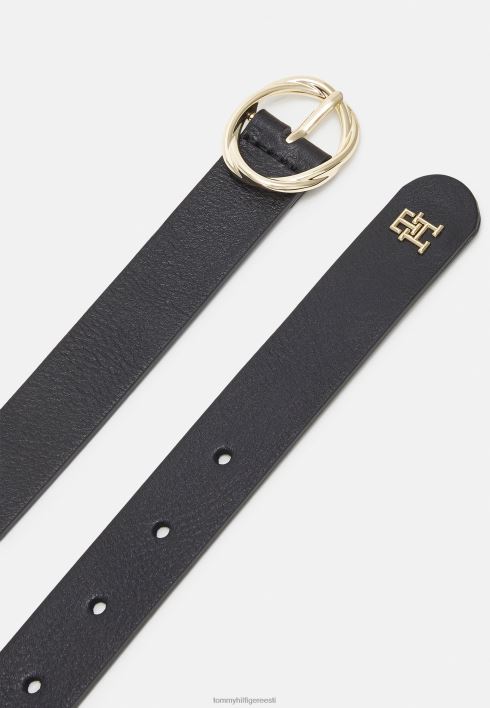 monogrammi keerdvöö RJV623884 must Tommy Hilfiger