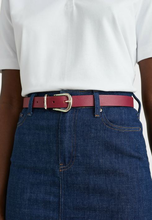 signatuurlogo vöö RJV626220 kuninglik marja Tommy Hilfiger