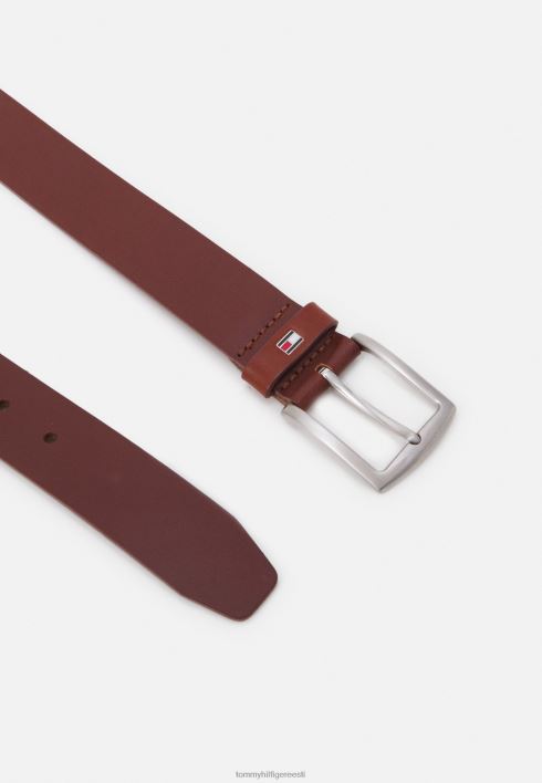 uus dentoni vöö vöö RJV625521 tume tan Tommy Hilfiger