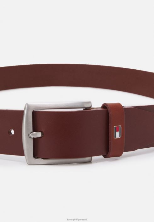uus dentoni vöö vöö RJV625521 tume tan Tommy Hilfiger