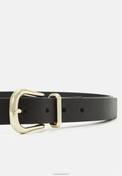 vabaaja šikk monogrammivöö RJV624428 must Tommy Hilfiger