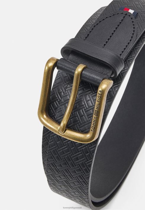 vabaaja luksusvöö RJV624795 musta lipu monogramm Tommy Hilfiger