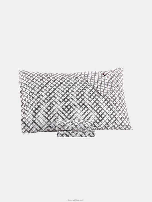 võre logo lina komplekt kaheinimesevoodi RJV6225 valge Tommy Hilfiger