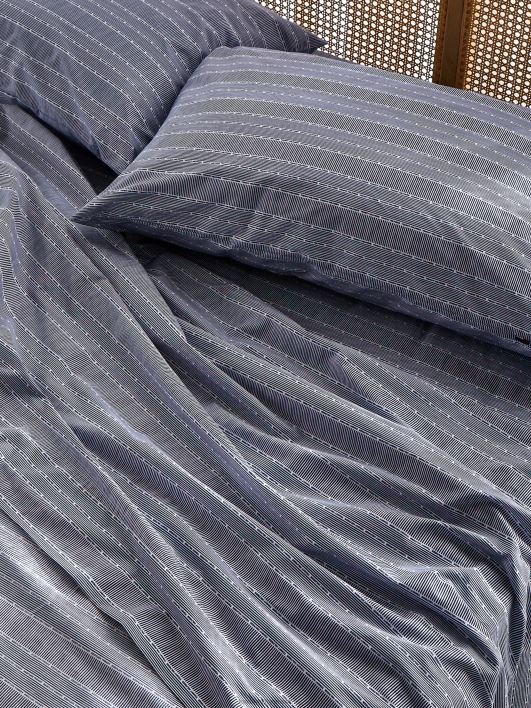 Ithaca triibuline linakomplekt queen-voodi RJV6241 valge Tommy Hilfiger