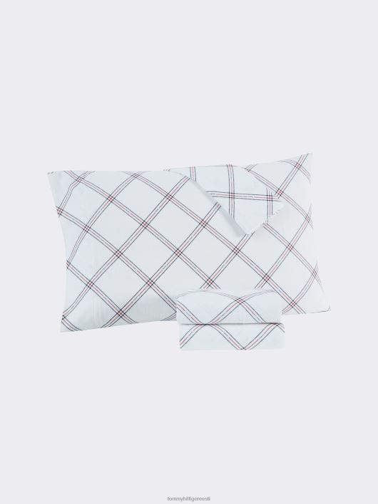 aknaklaasist ruuduline linakomplekt kuninganna voodi RJV6223 ruuduline multi Tommy Hilfiger