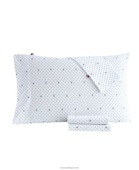 visandlik dot kaaviari standardne padjapüüri paar RJV622 valge Tommy Hilfiger