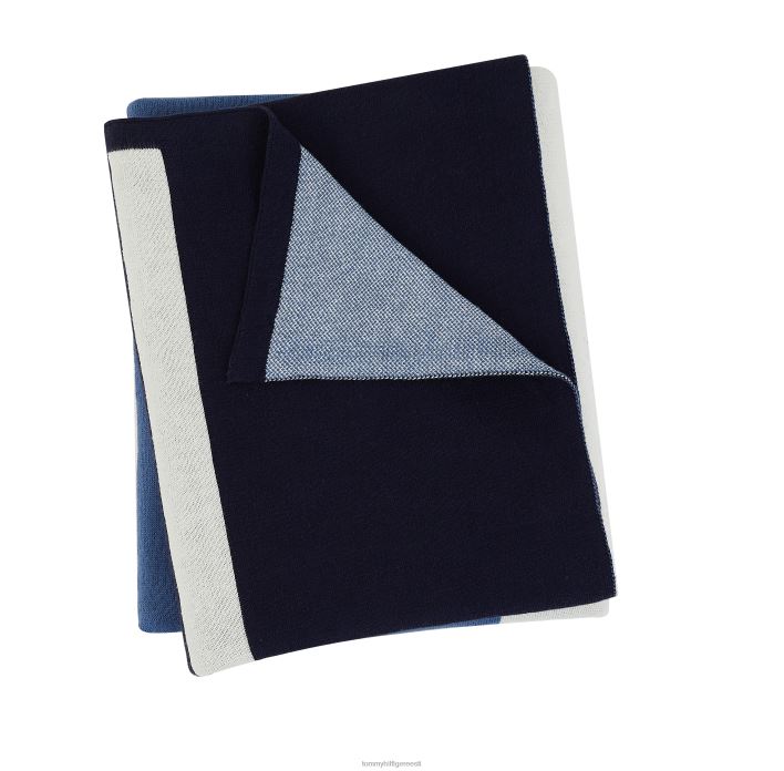 asetatud triibu viskamine RJV6264 sinine Tommy Hilfiger