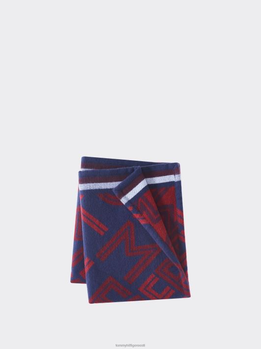 tekstureeritud tüüpi viskamine RJV6257 punane Tommy Hilfiger